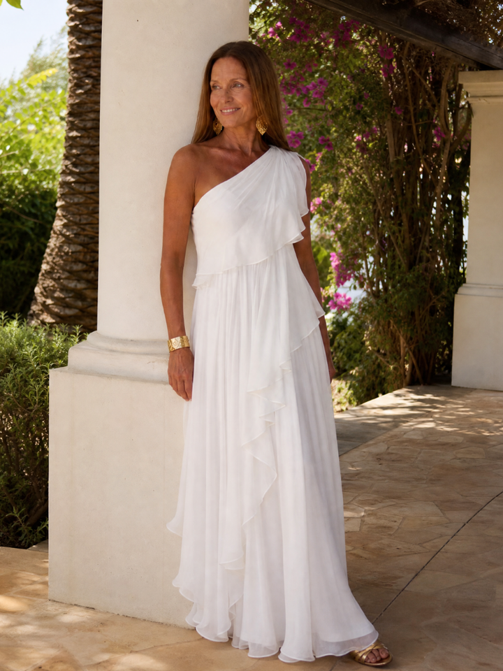 Pearl - One-Shoulder Tiered Dress