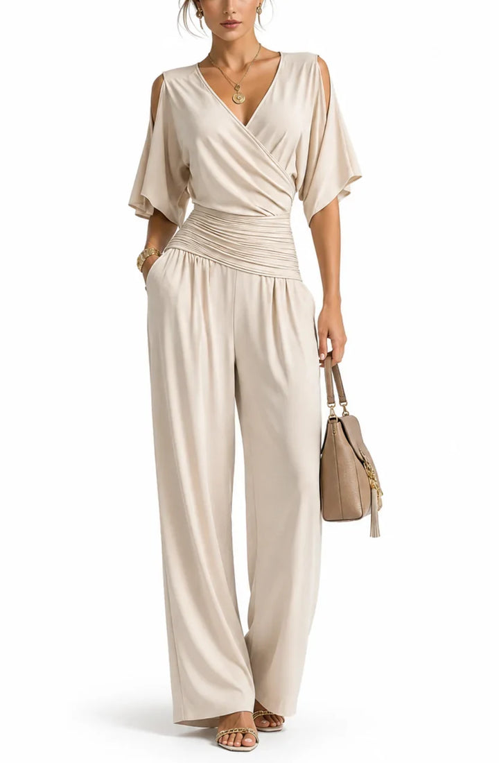 Rosemary Wrap V-Neck Jumpsuit color option