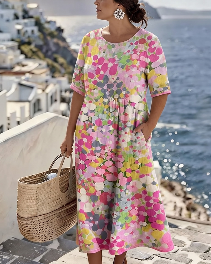 Jolene Floral Print Maxi Dress