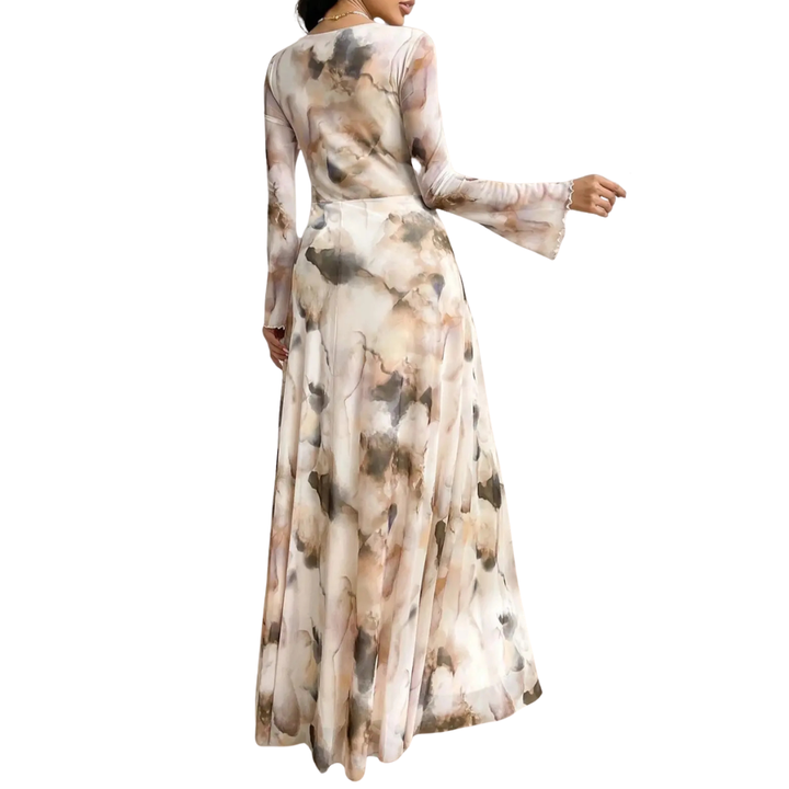 Celeste Elegant Wrap Maxi Dress