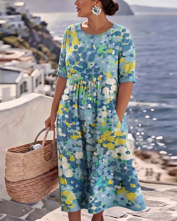 Jolene Floral Print Maxi Dress