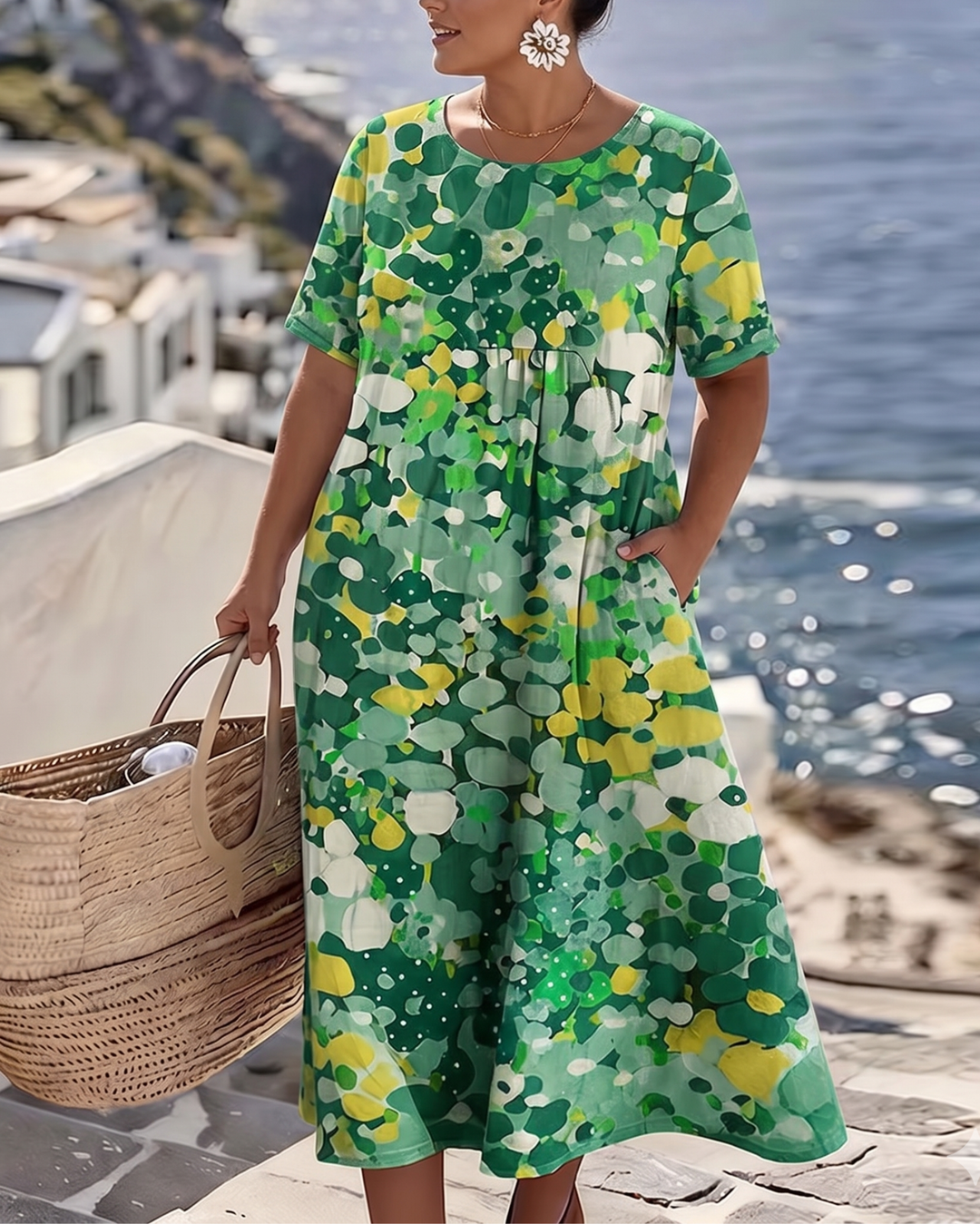 Jolene Floral Print Maxi Dress