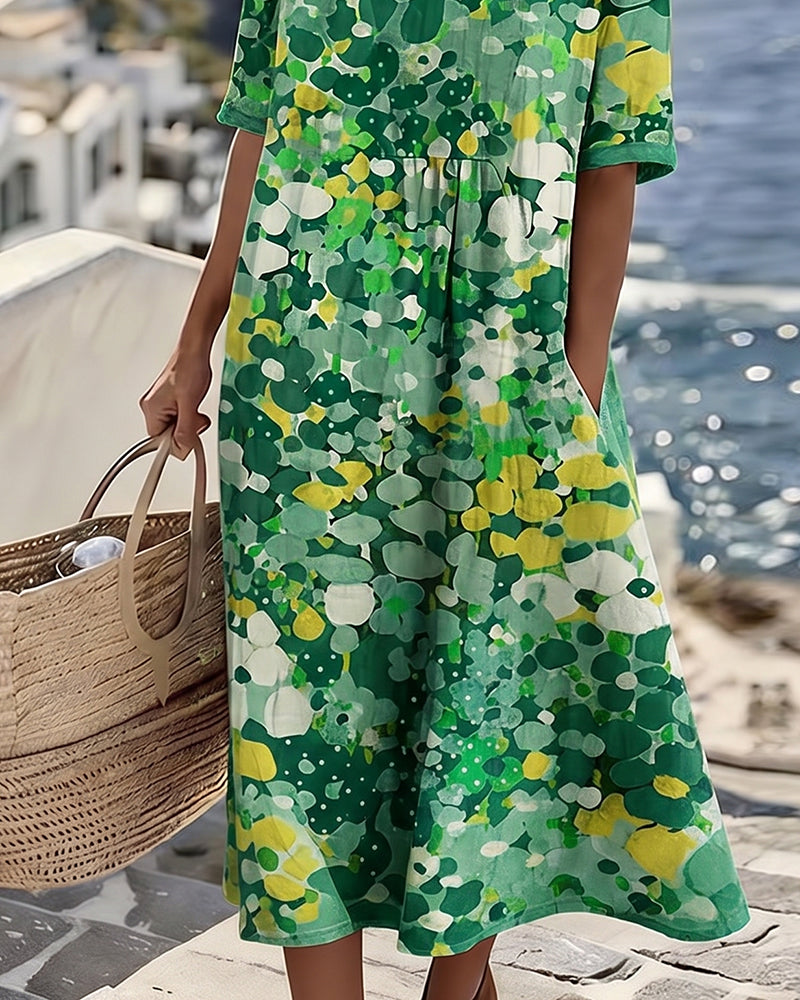 Jolene Floral Print Maxi Dress