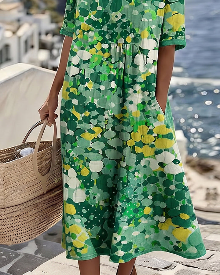 Jolene Floral Print Maxi Dress