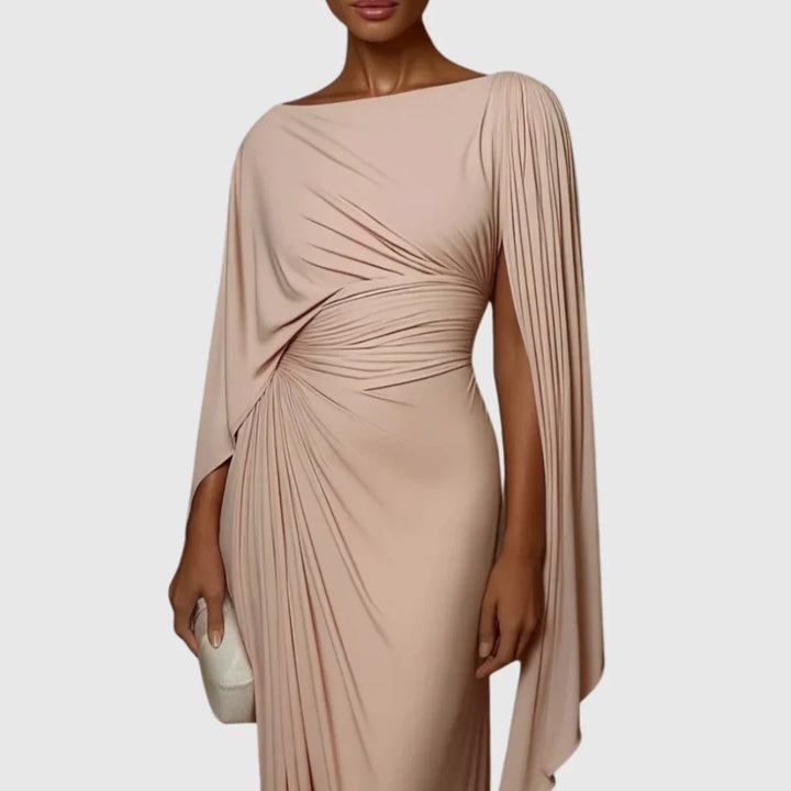 Georgia Elegant Wrap Maxi Dress