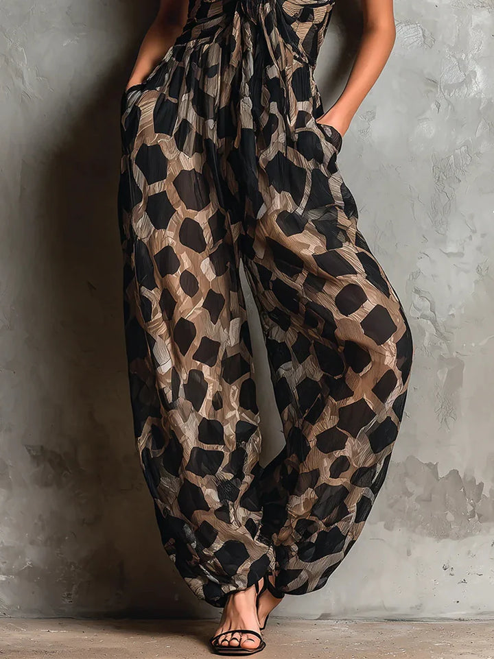 Miley Elegant Leopard Print Jumpsuit