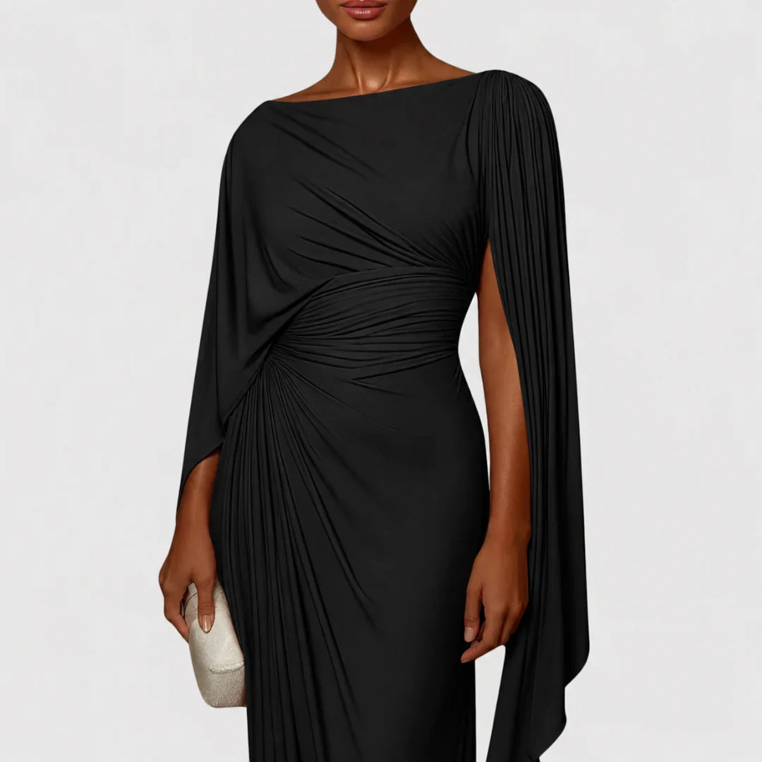 Georgia Elegant Wrap Maxi Dress