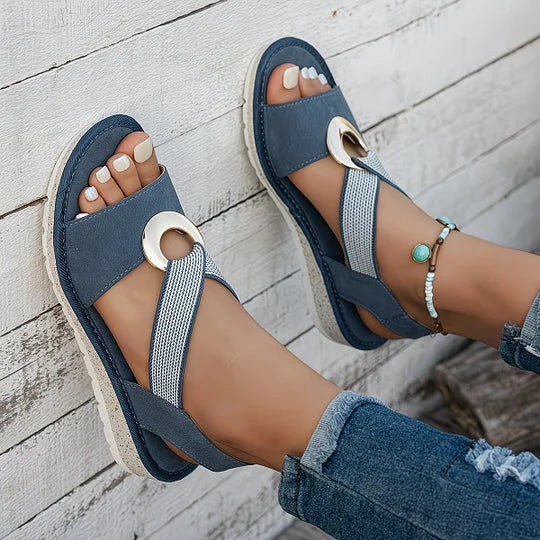 Roberta - Comfortable Summer Slip-On Sandals, product photo 6