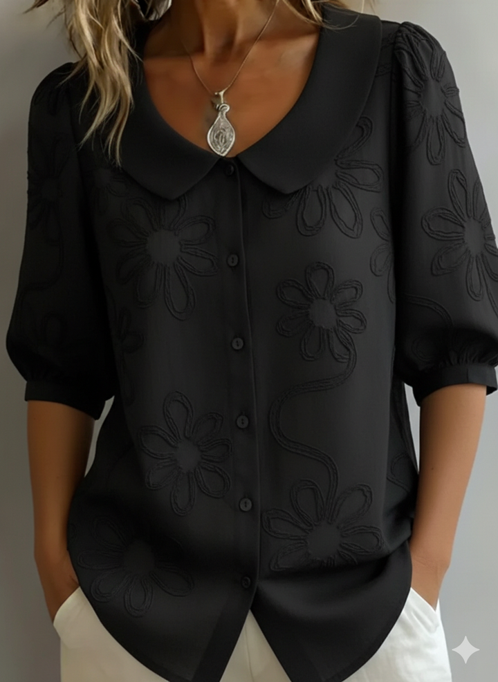 Vivian blouse in black