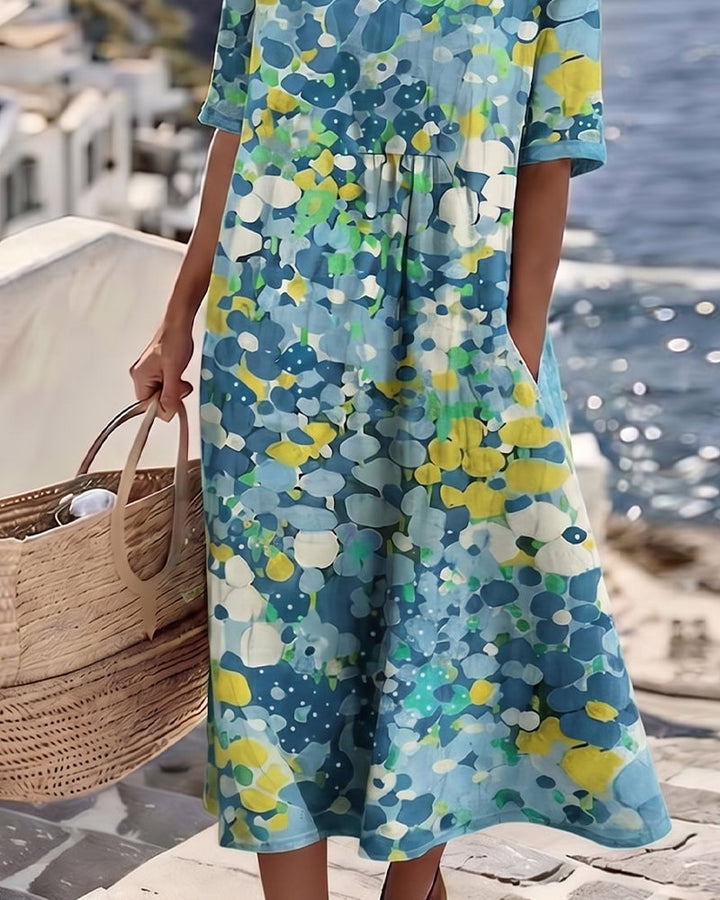 Jolene Floral Print Maxi Dress