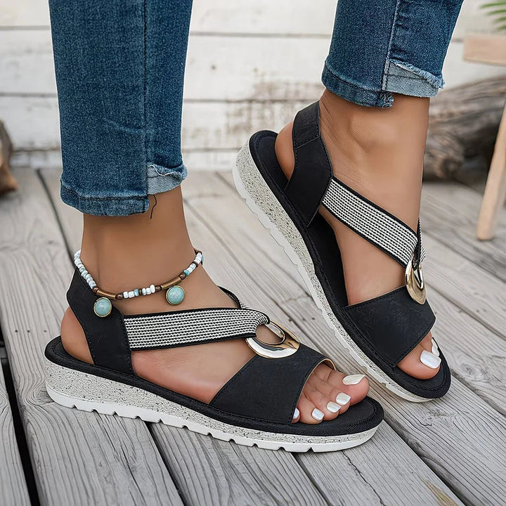 Roberta - Comfortable Summer Slip-On Sandals, product photo 9
