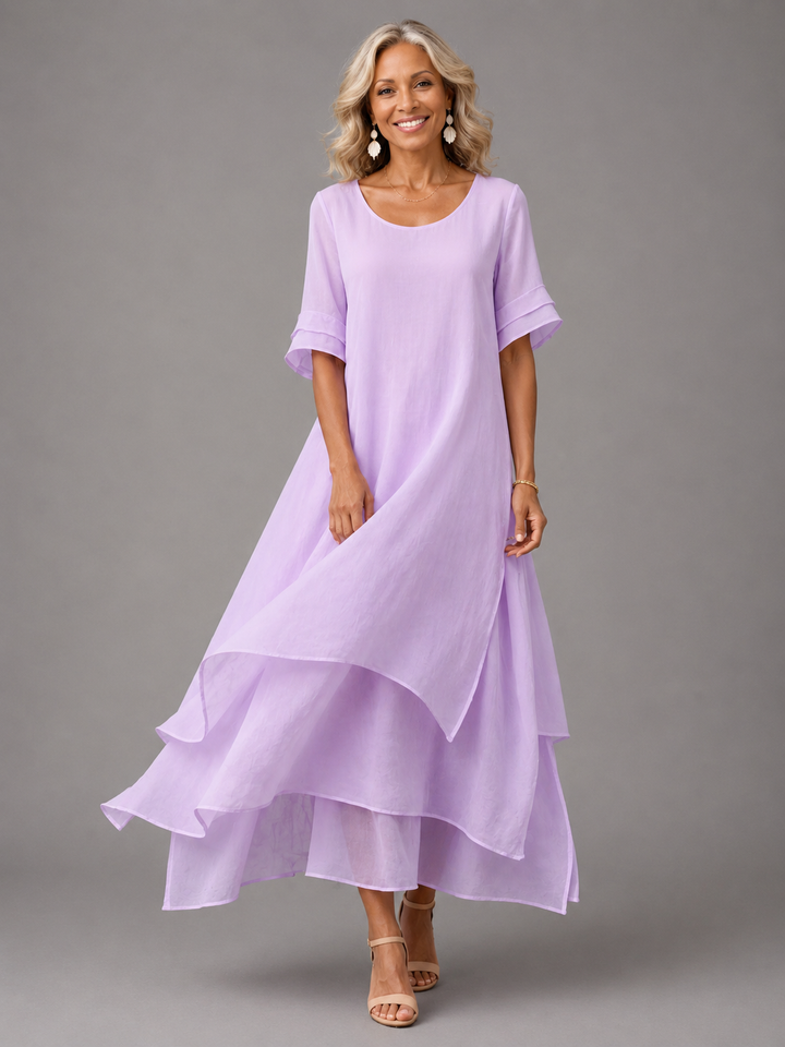 Katy - Elegant Layered Maxi Dress