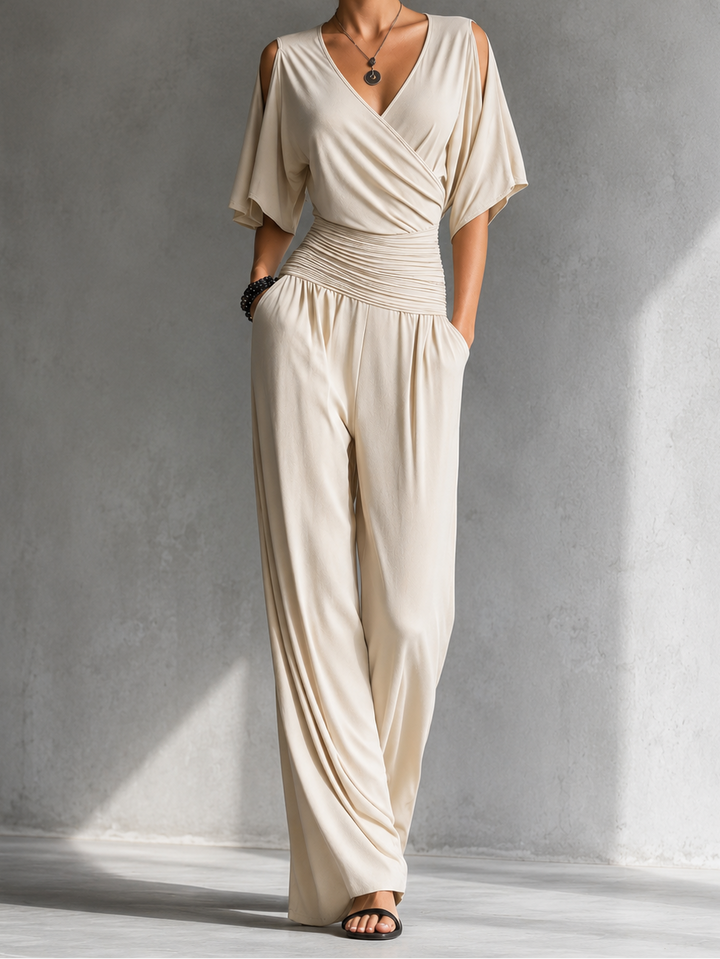 Rosemary - Wrap V-Neck Jumpsuit