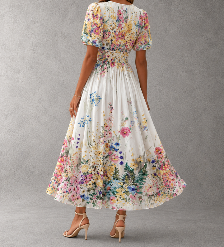 Rosalynn Elegant Floral Maxi Dress