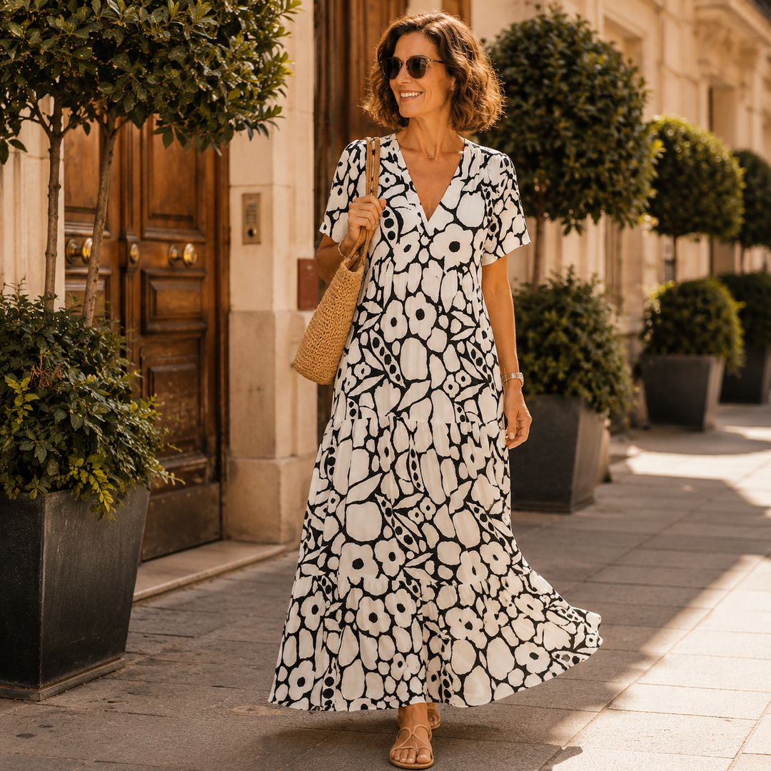 Margaret Elegant Bohemian Maxi Dress