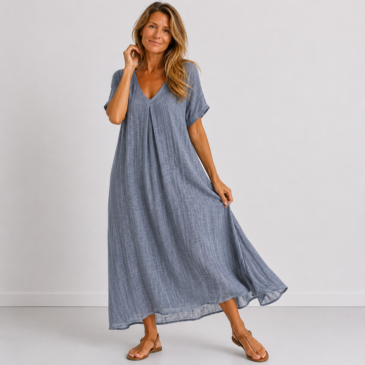 Adeline Flowing Summer Dress - product photo 4