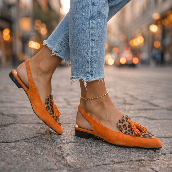 Beverly sandals styled with a summer outfit