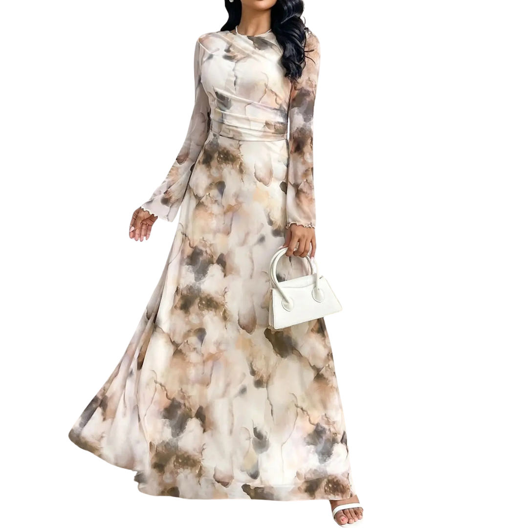 Celeste Elegant Wrap Maxi Dress