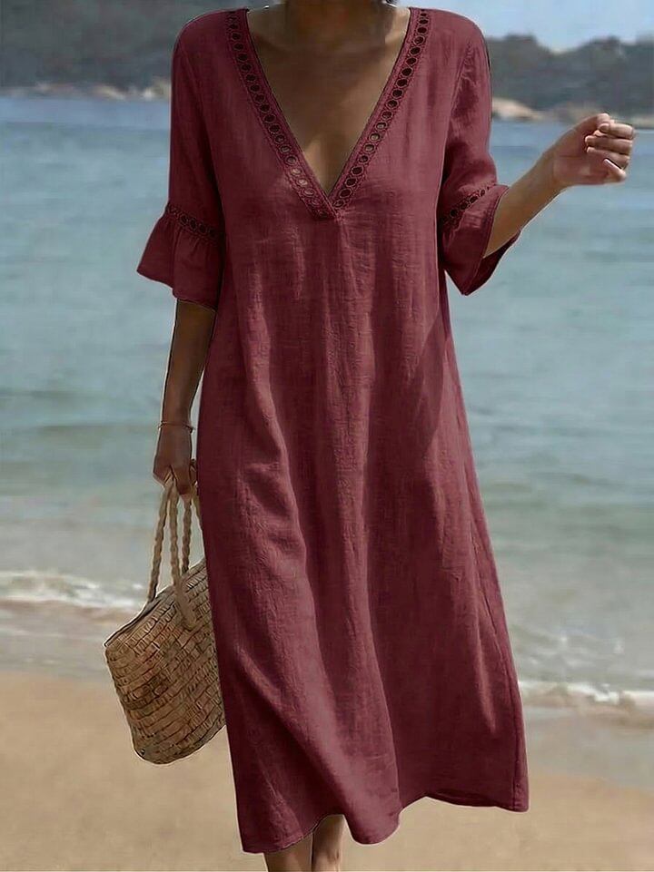 Nika - Coastal Linen Dress
