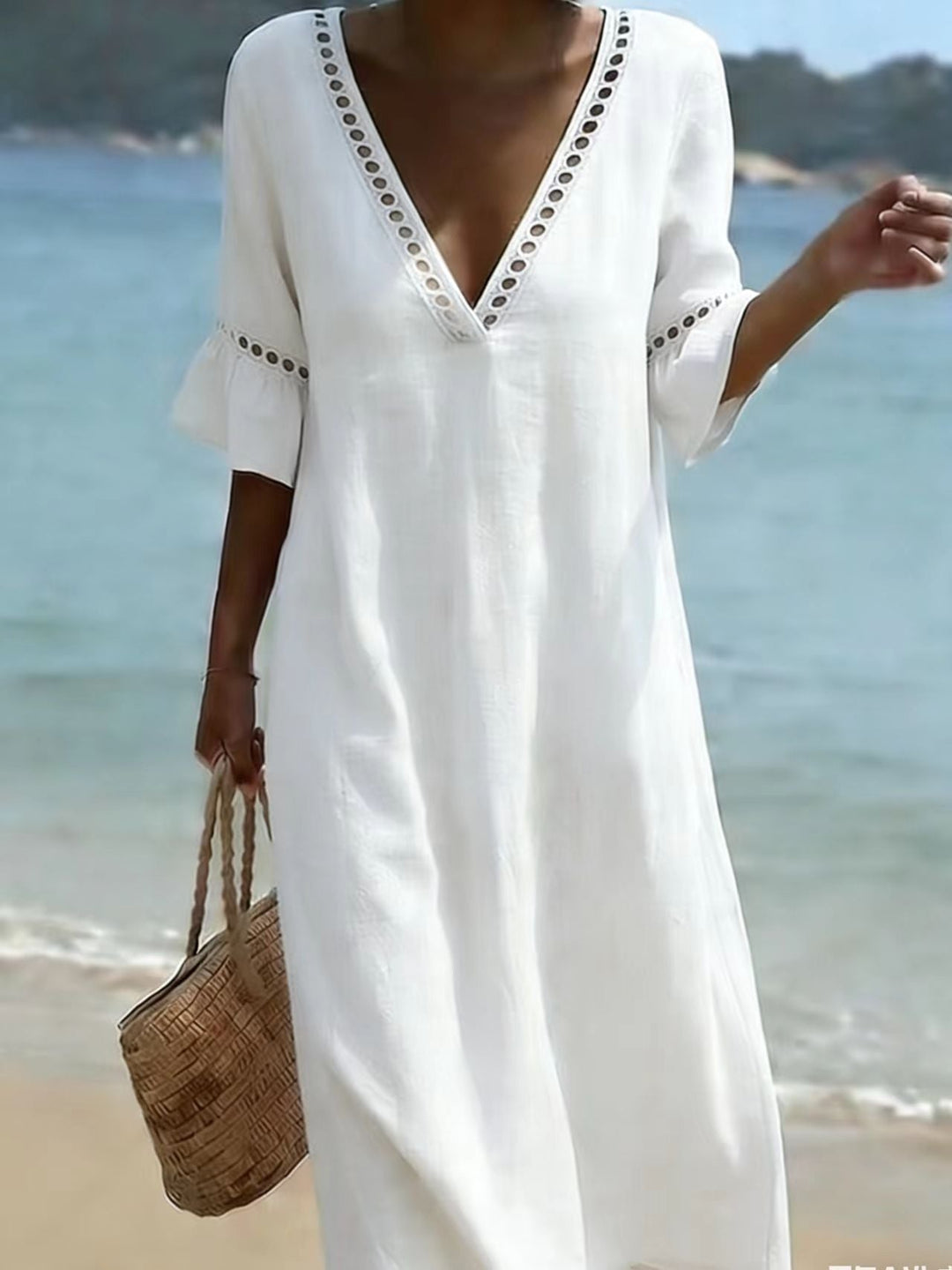 Nika - Coastal Linen Dress