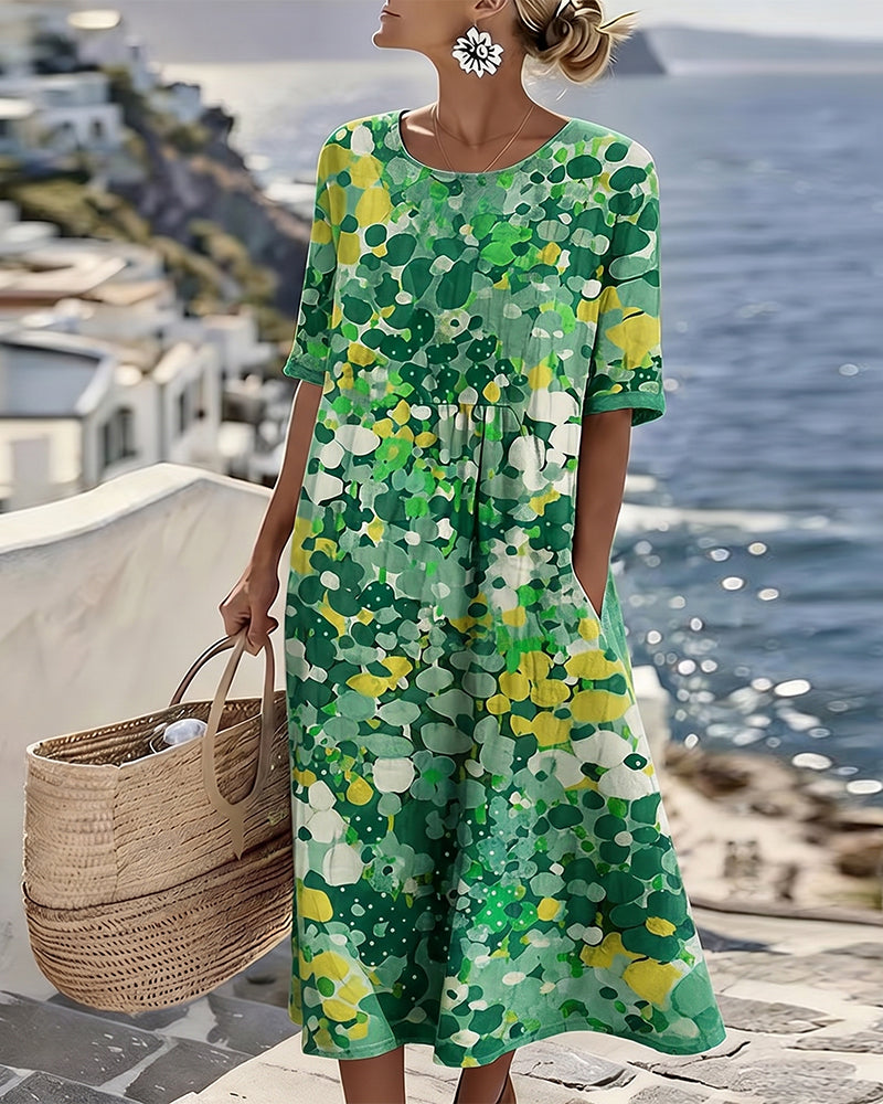 Jolene Floral Print Maxi Dress
