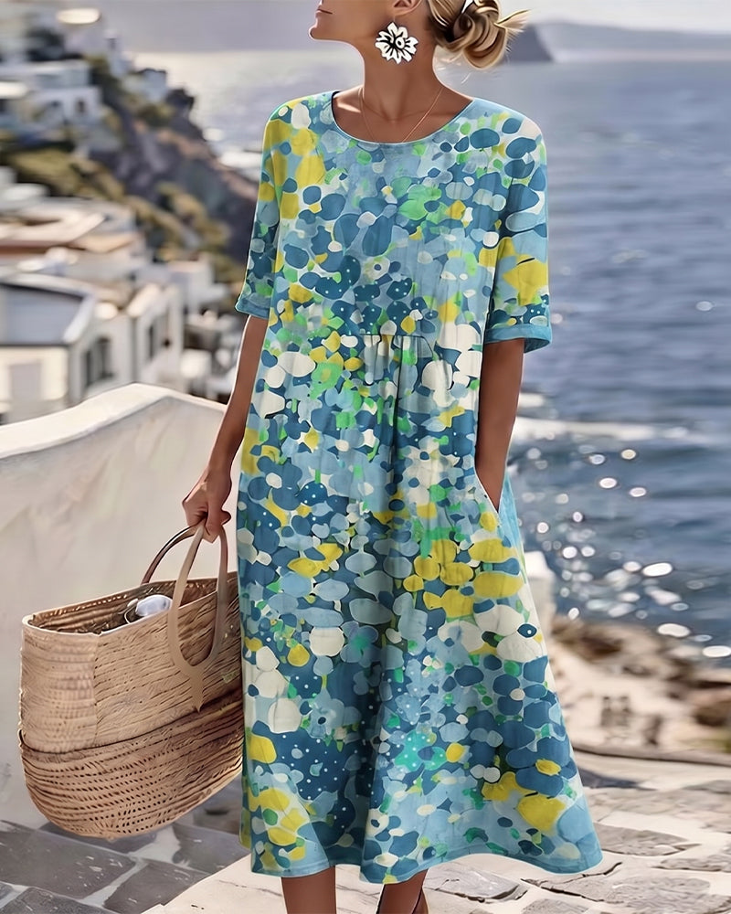 Jolene Floral Print Maxi Dress