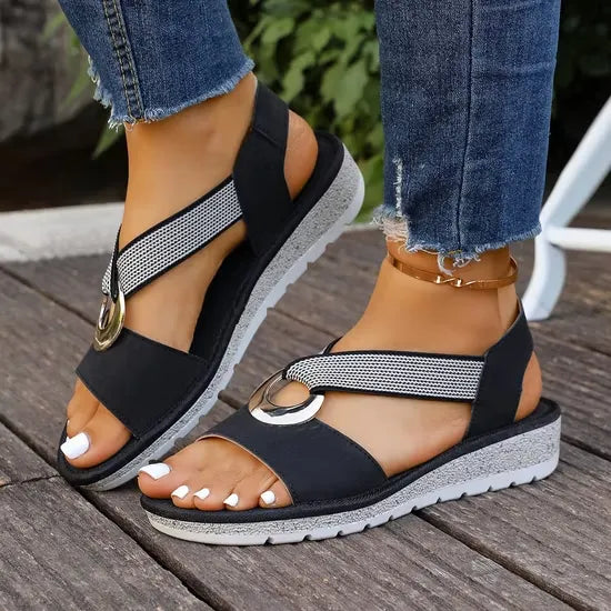 Roberta - Comfortable Summer Slip-On Sandals, product photo 11