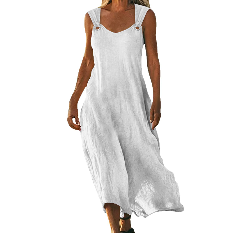 Yvonne - Elegant Sleeveless V-Neck Dress, product photo 8